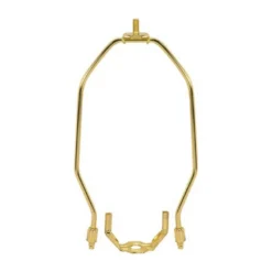 Heavy Duty Harp For Table And Floor Lamps - 7 Inches In Brass Finish