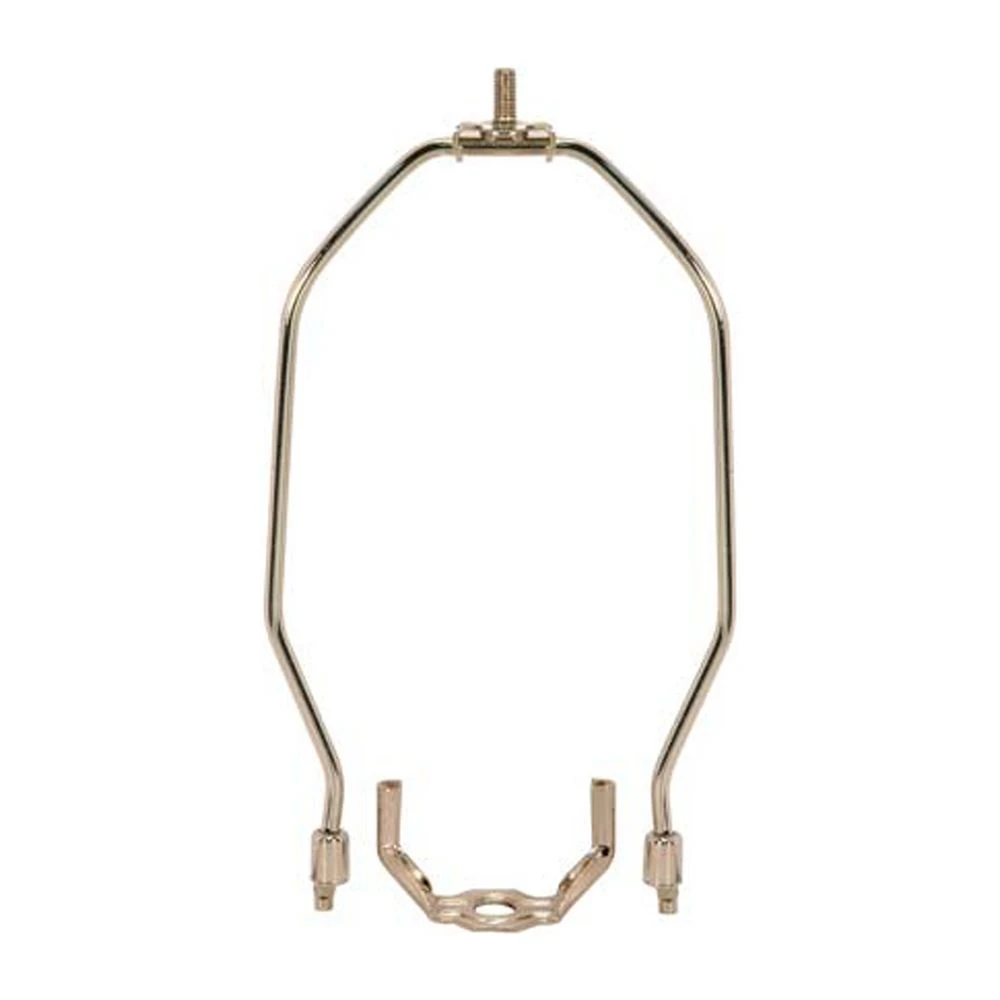 Heavy Duty Harp For Table And Floor Lamps - 9 Inches In Nickel Finish 1 Heavy Duty Harp For Table And Floor Lamps - 9 Inches In Nickel Finish