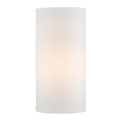 16-Inch Tall White Linen UNO Lamp Shade