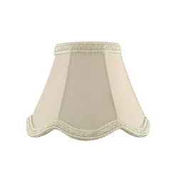 Clip-On Scalloped Lace Cream Lamp Shade