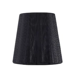 Clip-On Empire Black Lamp Shade