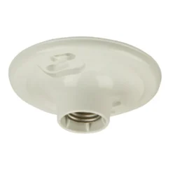 4-Inch Ceiling Lamp Holder In White By Craftmade Lighting