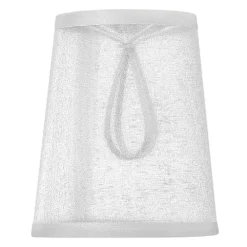 Organza Shade Coolie Lamp Shade With Clip-On Assembly
