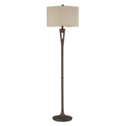 Dimond Lighting Burnished Bronze Floor Lamp With Oval Shade