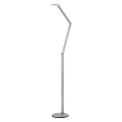 LED Floor Lamp In Chiseled Nickel By George Kovacs