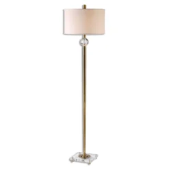 Uttermost Mesita Brass Floor Lamp