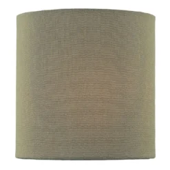 Green Cylindrical Lamp Shade With Spider Assembly