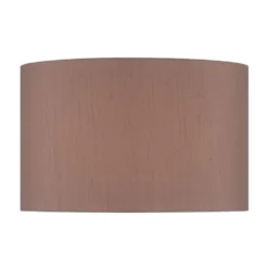 Coffee Drum Lamp Shade With Spider Assembly