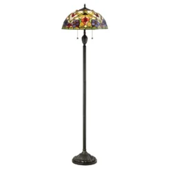 Violets Vintage Bronze Floor Lamp By Quoizel Lighting