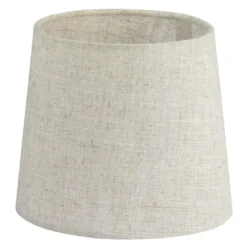Flax Linen Empire Lamp Shade With Uno Assembly By Progress Lighting
