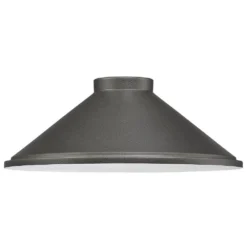 Smoked Iron Coolie Lamp Shade