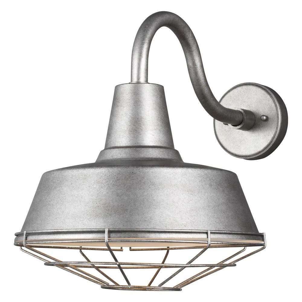 Barn Light Large Cage In Weathered Pewter By Visual Comfort Studio 2 Barn Light Large Cage In Weathered Pewter By Visual Comfort Studio - Image 2