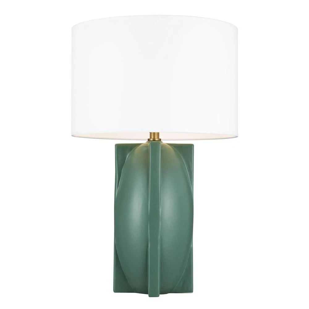 Lauren Ralph Lauren William 27.25-Inch Matte Green LED Table Lamp By Visual Comfort Studio 2 Lauren Ralph Lauren William 27.25-Inch Matte Green LED Table Lamp By Visual Comfort Studio - Image 2