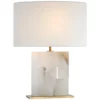 Ian K. Fowler Ashlar Medium Table Lamp In Brass By Visual Comfort Signature