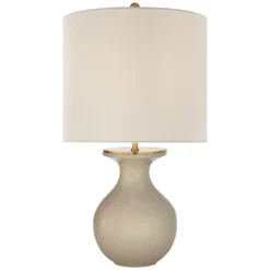 Kate Spade New York Albie Desk Lamp In Dove Grey By Visual Comfort Signature