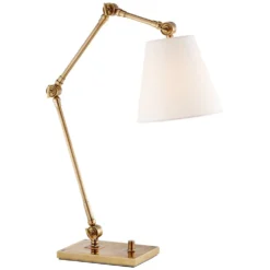 Suzanne Kasler Graves Task Lamp In Antique Brass By Visual Comfort Signature