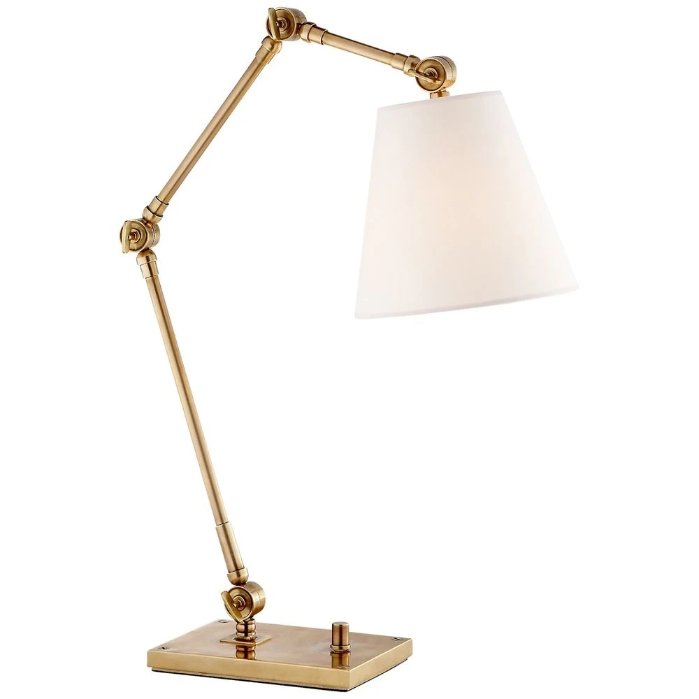 Suzanne Kasler Graves Task Lamp In Antique Brass By Visual Comfort Signature 1 Suzanne Kasler Graves Task Lamp In Antique Brass By Visual Comfort Signature