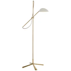 Aerin Graphic Floor Lamp In Antique Brass By Visual Comfort Signature