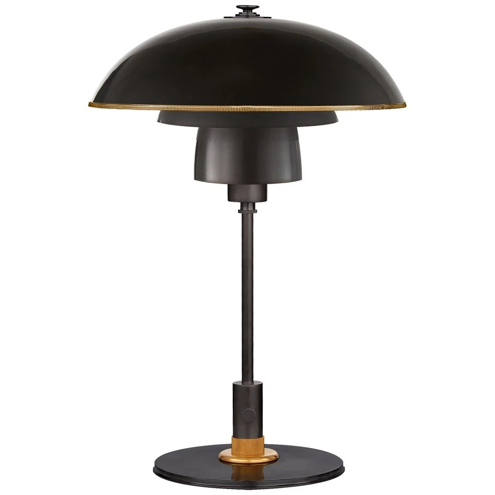 Thomas OBrien Whitman Desk Lamp In Bronze & Brass By Visual Comfort Signature 1 Thomas OBrien Whitman Desk Lamp In Bronze & Brass By Visual Comfort Signature
