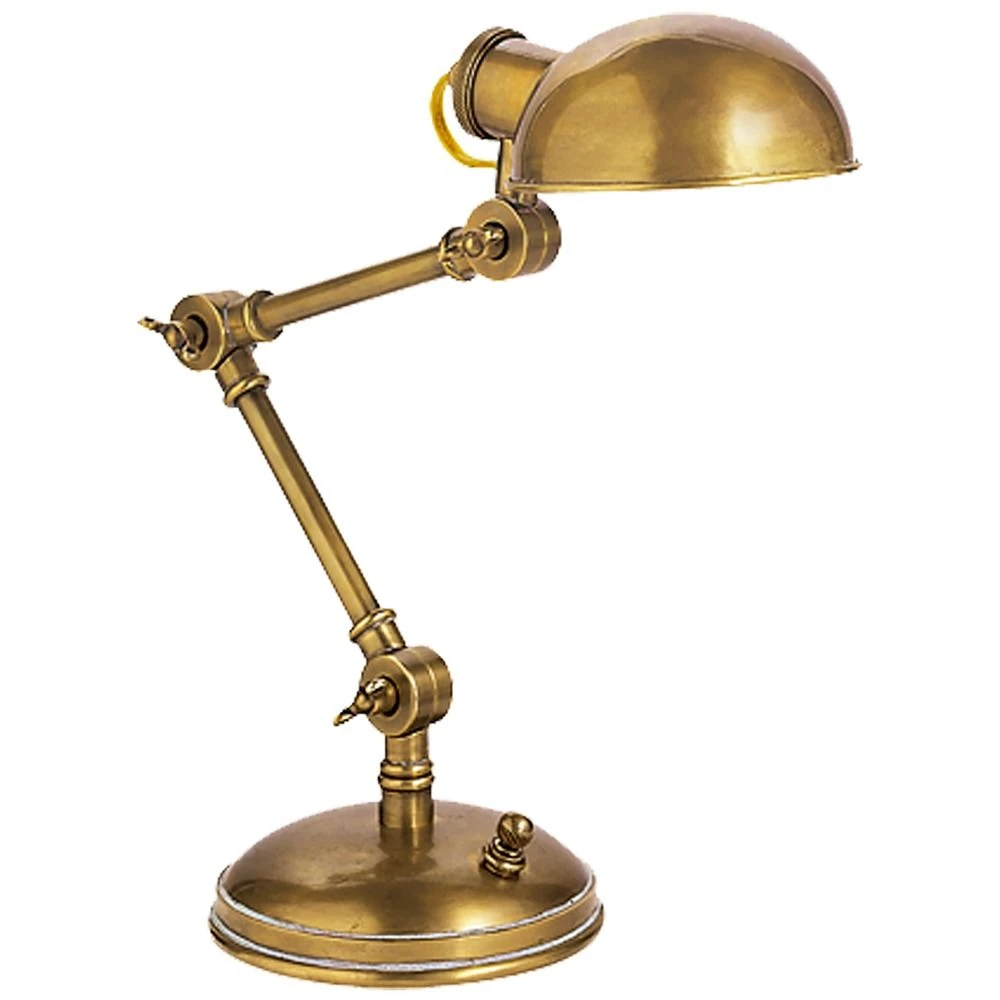 E.F. Chapman The Pixie Desk Lamp In Antique Brass By Visual Comfort Signature 1 E.F. Chapman The Pixie Desk Lamp In Antique Brass By Visual Comfort Signature