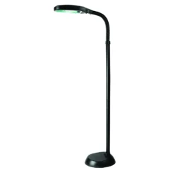 Lite Source Lighting Aptos Black Floor Lamp With Rectangle Shade