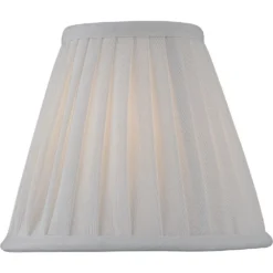 Pleated Empire Lamp Shade With Clip-On Assembly