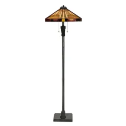Stephen Floor Lamp In Vintage Bronze By Quoizel Lighting